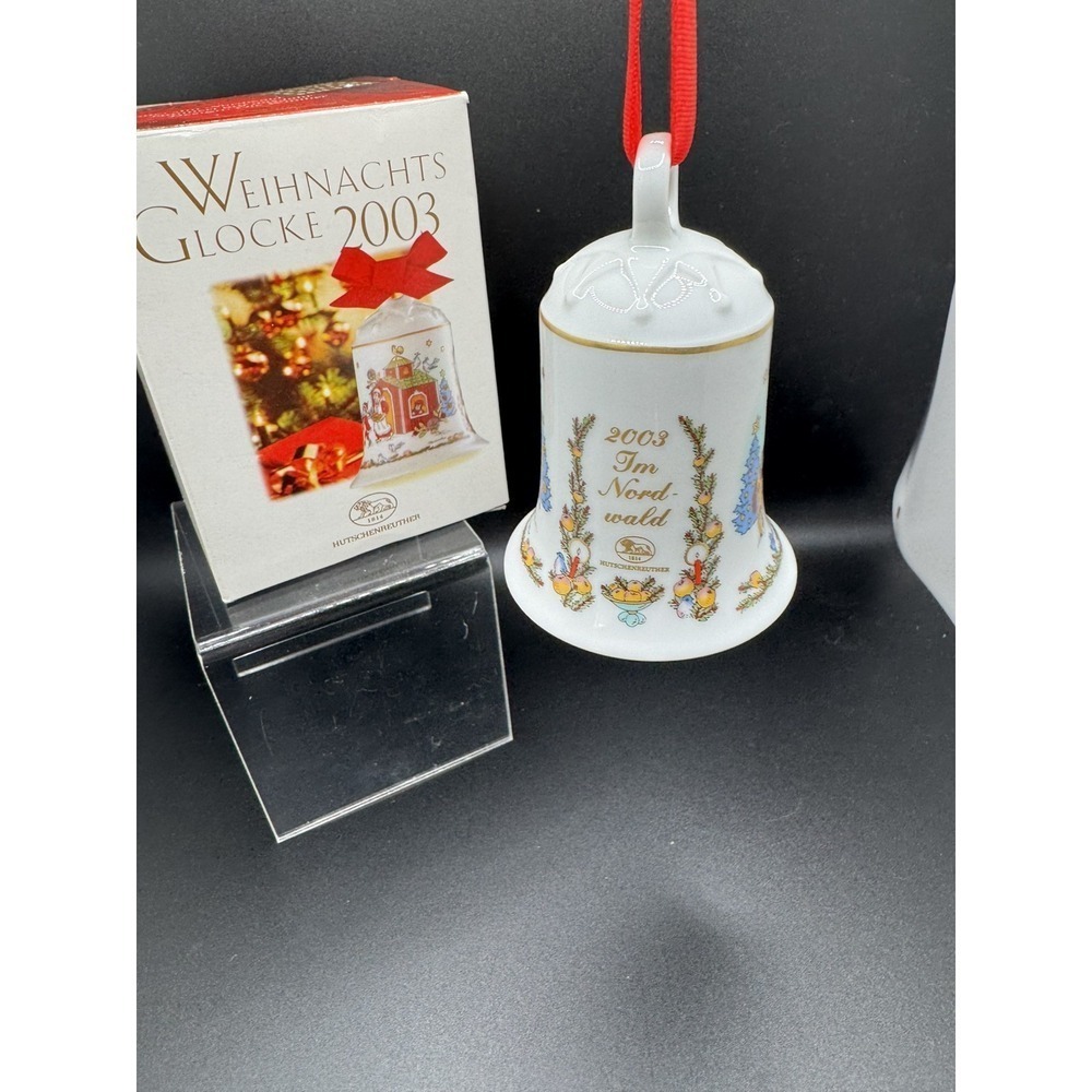 Hutschenreuther 2003 Christmas Bell 7 Cm. Top Condition.